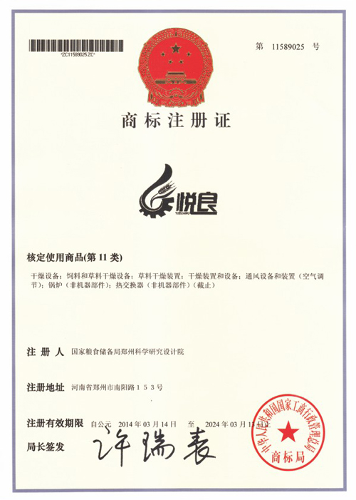 商標(biāo)注冊(cè)證